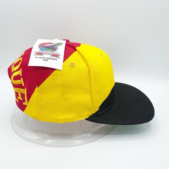 NWT Vintage 1994 90’s BELGIUM Flag Belgique Snapback Hat Soccer World Cup (Flaw) - Picture 3 of 8